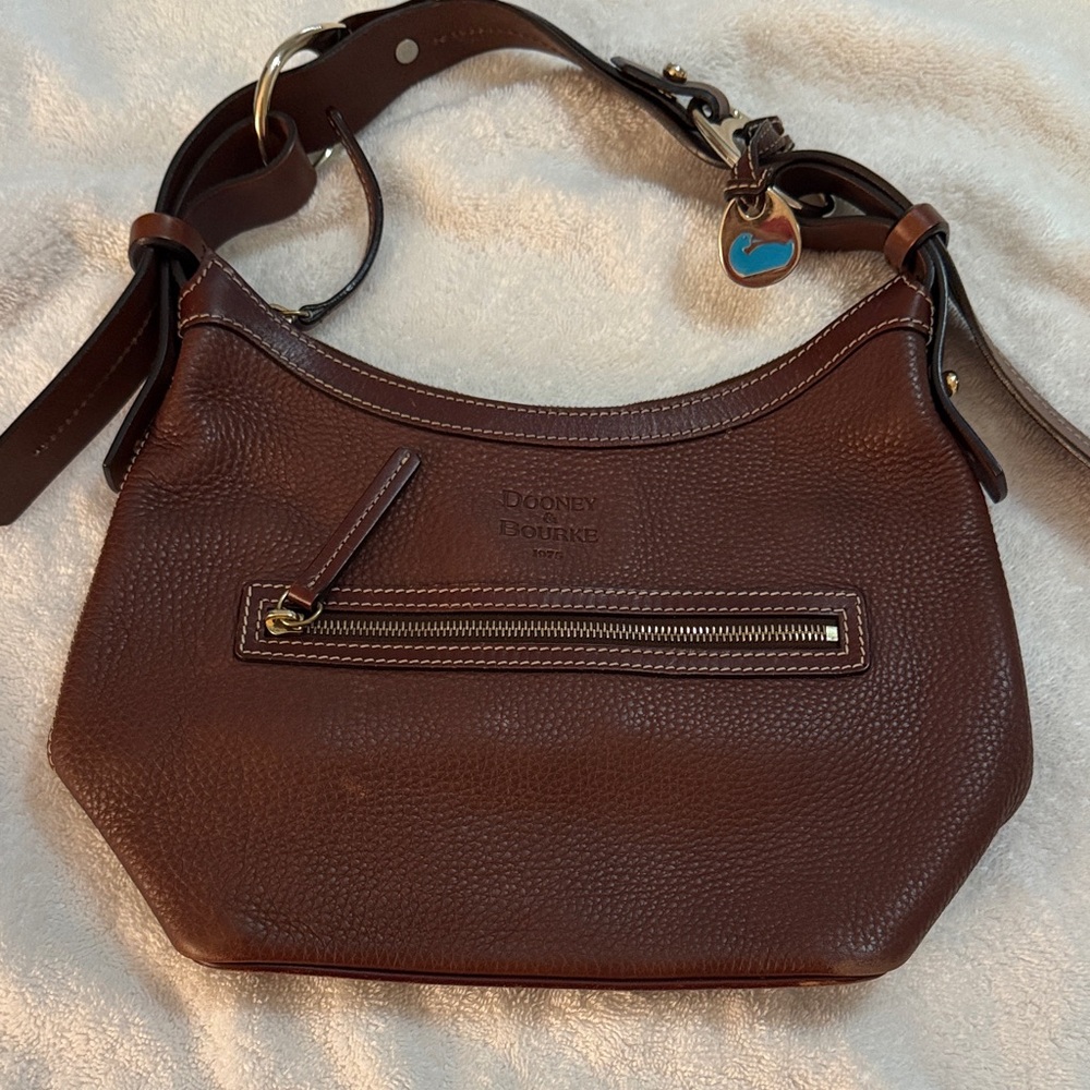 Dooney & Bourke Rich Brown Hobo Bag